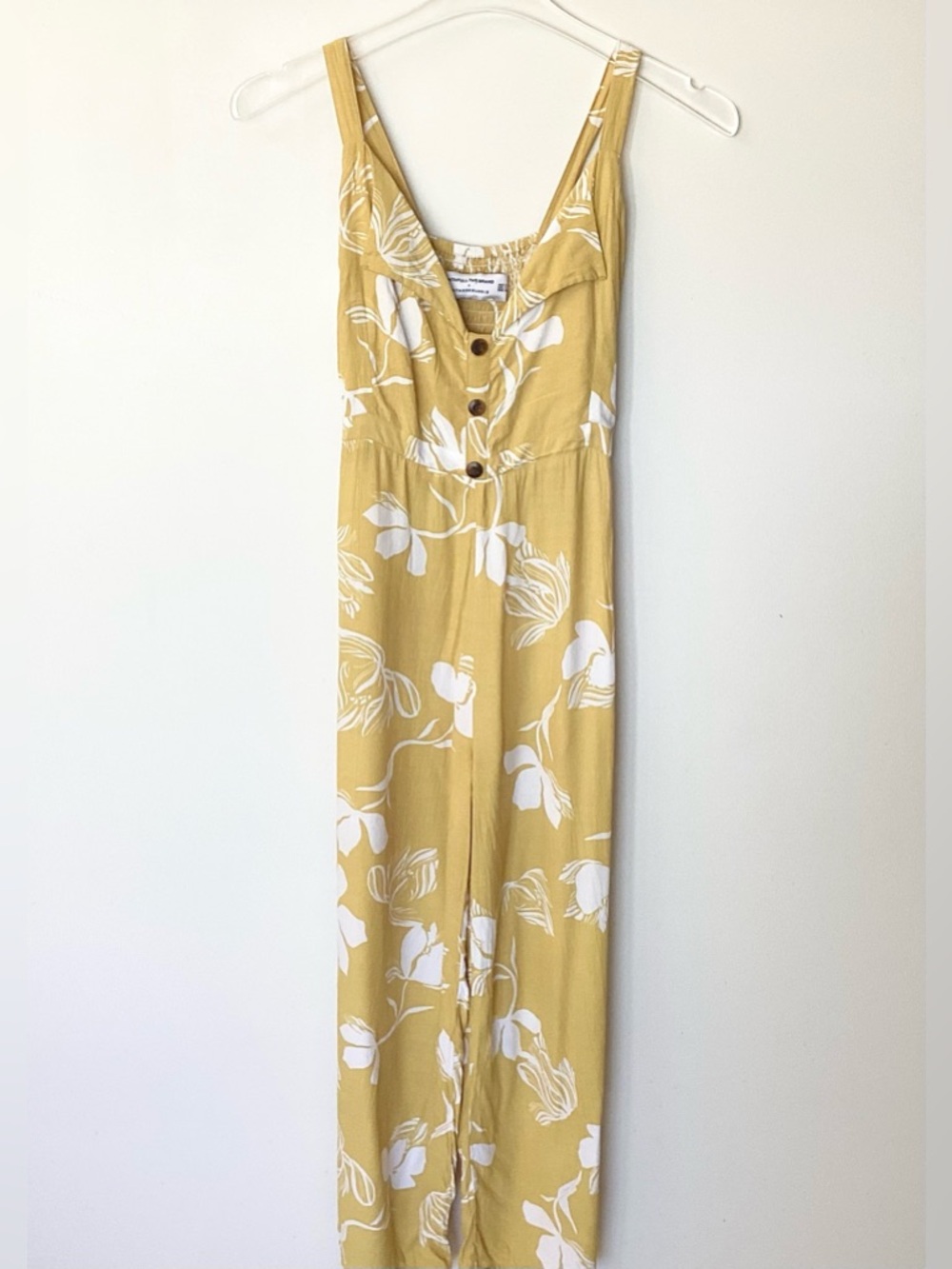 Faithfull the Brand x Anthropologie Gemma Floral Jumpsuit - Mustard - 2